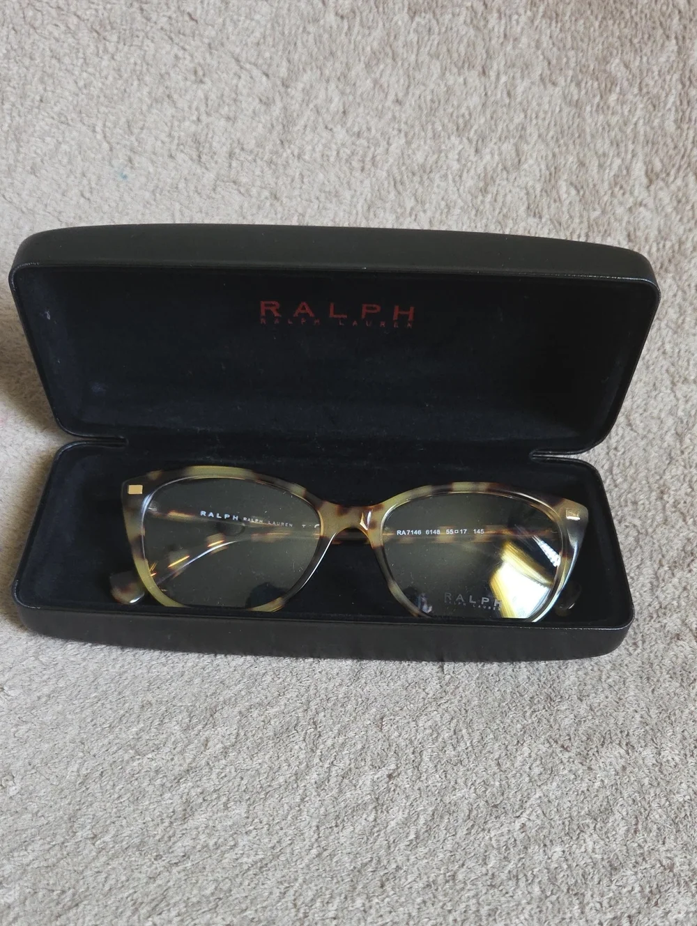 Ralph Lauren Tortoiseshell Cat Eyeglasses RA7146 6148-